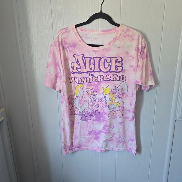Disney Tops - Disney Alice In Wonderland Tee Size XL – Tie-Dye, Mad Hatter, Y2K Style